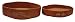 Traditional rectanglar asian bonsai planters / pots - terracotta ceramic, set of 2, flared with drainage