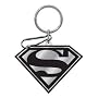Black And Silver Superman Enamel Key Chain