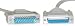DB25 Male / DB25 Female, 18 Pair, A / A Type, 3 ft Image