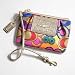 Coach Poppy Signature Wristlet Case Bag for IPOD 43273 Gold Multi