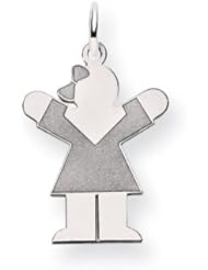 14k White Gold Kid Charm Cyber Monday Special