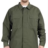 TDU L/S Poly/Cotton Rip Tall TDU Green M R