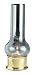 Weems & Plath Companion Lamp with Chimney and Fuel Cell (Brass)