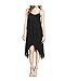 BellyLady Women's Spaghetti Strap Hem boho Pleated Chiffon Dress