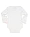 RuffleButts Ruffled Long Sleeve Layering Bodysuit - White - 18-24m