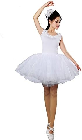 Adult/Child new white dress skirt ballet swan dance ballet arts skirt Ballet Skirt (L)