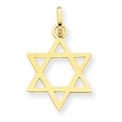 14k Star of David Pendant