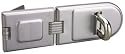 Master Lock 721DPF Single Hinged Hasp, 8-Inch, Industrial Grade
