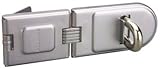 Master Lock 721DPF Single Hinged Hasp, 8-Inch, Industrial Grade