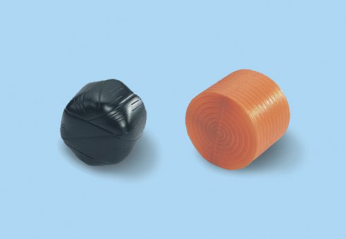 Bruder 02315 - 4 Rundballen (je 2 St. schwarz u. ockerbraun f. Ballenwickler) Preisvergleich