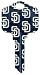 San Diego Padres Kwikset KW1 House Key