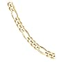 14k Yellow Gold 4.6mm Italian Figaro Chain Necklace, 18"