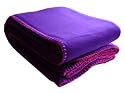 Purple Lightweight Summer Meditation Yoga Blanket