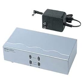 【クリックで詳細表示】SANWA SUPPLY SW-EDV2 電子式DVIディスプレイ切替器