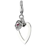 ELLE Jewelry Charms Open Heart Sterling Silver