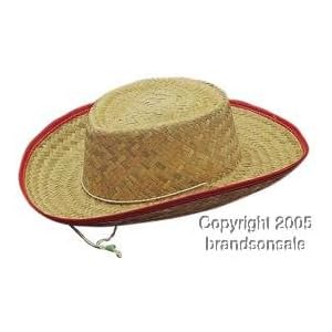 Child's Western Straw Cowboy Costume Hat by Kid's Accessories