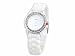 Silikonuhr Leonira WEISS Armbanduhr Uhr Watch Strass Strasssteine BVH