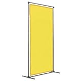 トラスコ 溶接遮光フェンス 1020型・単体型 固定足タイプ 深緑 YFBK-DG