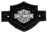 Bar & Shield Padded Logo Low Upright Sissy Bar (52739-83)
