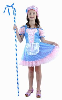 Bo Peep Girls Costume Ages 6-8