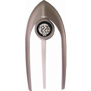 Digital Spider Clock Silver