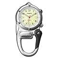 Dakota - Mini Clip Microlight, Cream Dial, Carabineer Clip