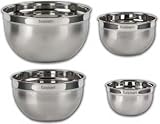 Cuisinart 4 Piece Stainless Steel Mixing Bowl Set
