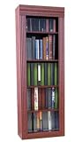 RUSH Media Storage Tower, Charles Harris, Dark Cherry finish, 48H x 17W x 8.75D