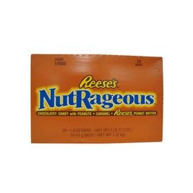 Reeses Nutrageous Candy Bars - 24 Bars