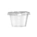 Northwest Enterprises N2525 Soft Line Soft Plastic Shot Glasses and Lids, 2.5-Ounce Capacity, Clear (18 Packs of 25)