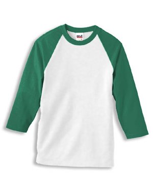 Anvil 3/4 Length Raglan Sleeve Baseball Tee