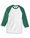 Sporting Goods : Anvil 3/4 Length Raglan Sleeve Baseball Tee