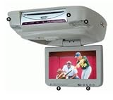 MYRON & DAVIS (MYDADM167GY) GREY 7.0 Flip Down Monitor with DVD Player.
