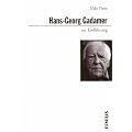 Hans-Georg Gadamer zur Einf�hrung