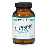 L-Lysine 500 mg by Twinlab - 100 Capsules