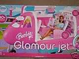 Barbie 2008 Glamour Jet Plane Airplane