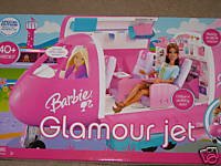 31H7RRpOWlL Barbie 2008 Glamour Jet Plane Airplane