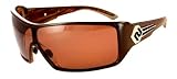 Zeal Optics Emit ZB-13 Polarized Sunglasses, Choco/Wood Stripe