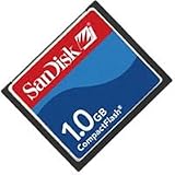 1GB Sandisk CF (Compact Flash) Card SDCFJ-1024 (CAY)