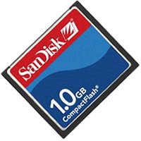 1GB Sandisk CF (Compact Flash) Card SDCFJ-1024 (CAY) by Compact Flash