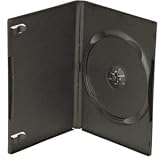 14mm Premium Standard Single Black DVD Cases, 100% New Material 100 Pack