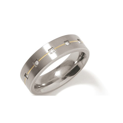 Boccia Damen-Ring Titan 5 Brillianten 0,025 Gr.53 0101-1953 Preisvergleich
