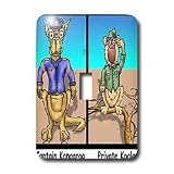 Londons Times Famous People Places Books Cartoons - CAPTAIN KANGAROO AND OTHER AUSSIE ANIMALS - Light Switch Covers - single toggle switch