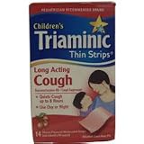 Triaminic Long Acting Cough Relief Thin Strips for Children, Cherry Flavor - 14 ea