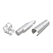 Silver Plated Alto Saxophone Mouthpiece + Cap + Ligature #7