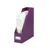 Zeller 17792 Magazinbox Pappe 32.5 x 10 x 27.5 cm, lila