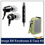 Klipsch Image S4i Premium Noise-Isolating Headset with 3-Button Apple Control Bonus Pack