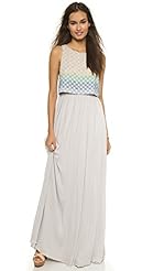 Cotton/Linen/Rayon Beaded Crinkled  Dress