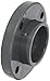 GF Piping Systems PVC Pipe Fitting, Van-Stone Flange, Schedule 80, Gray, 3