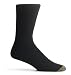 Gold Toe Men's 12-Pack Black Fluffie Crew Socks
